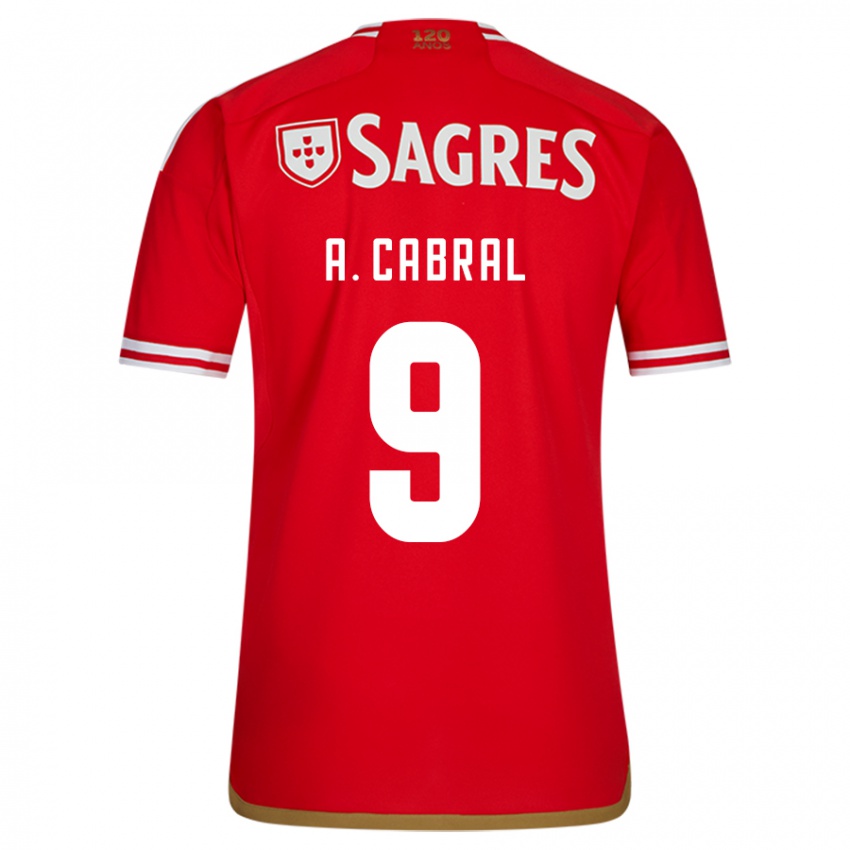 Kinderen Arthur Cabral #9 Rood Thuisshirt Thuistenue 2023/24 T-Shirt