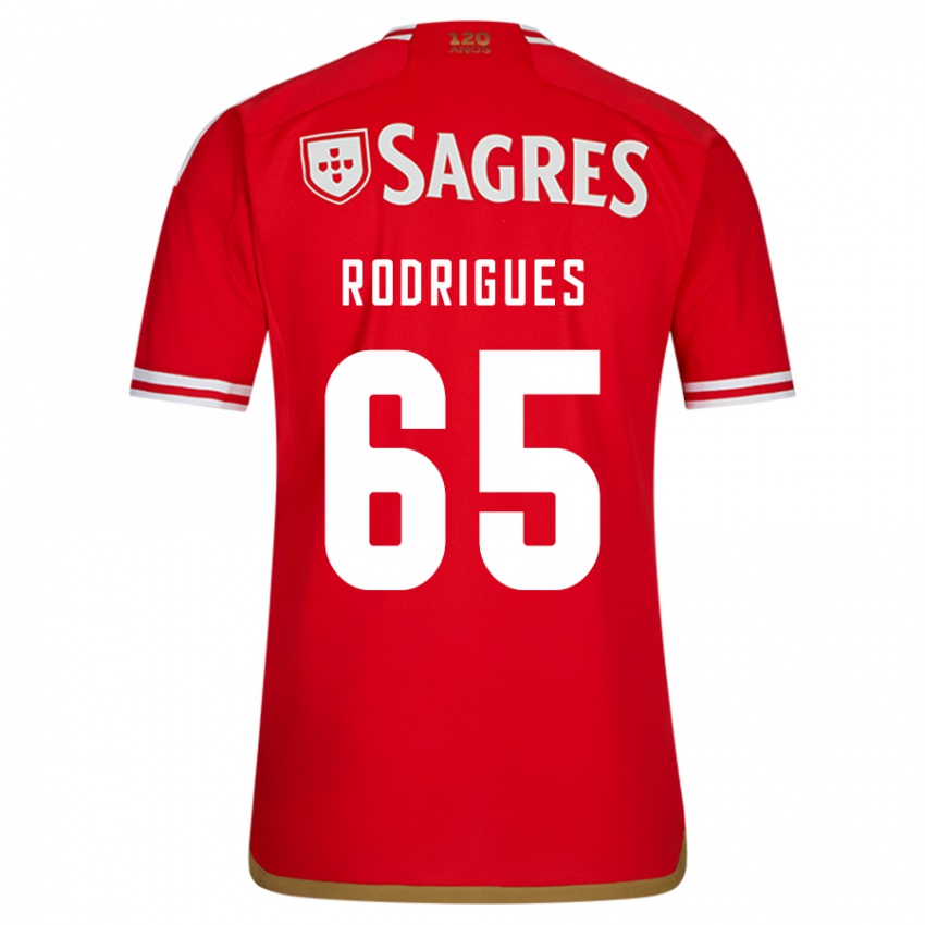 Kinderen Rafael Rodrigues #65 Rood Thuisshirt Thuistenue 2023/24 T-Shirt