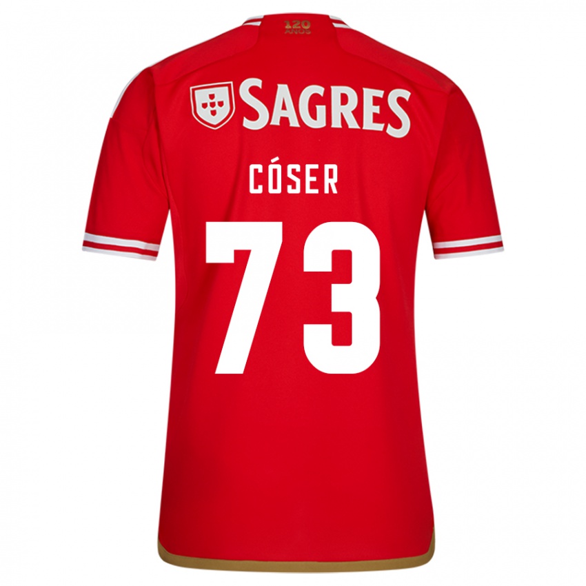 Kinderen Tiago Cóser #73 Rood Thuisshirt Thuistenue 2023/24 T-Shirt