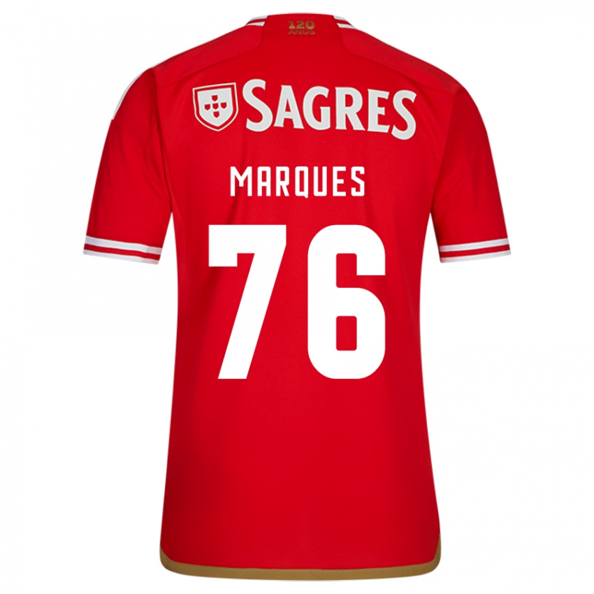 Kinderen Gustavo Marques #76 Rood Thuisshirt Thuistenue 2023/24 T-Shirt