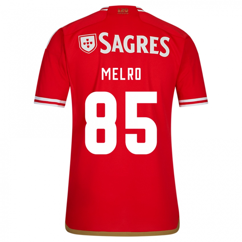 Kinderen José Melro #85 Rood Thuisshirt Thuistenue 2023/24 T-Shirt