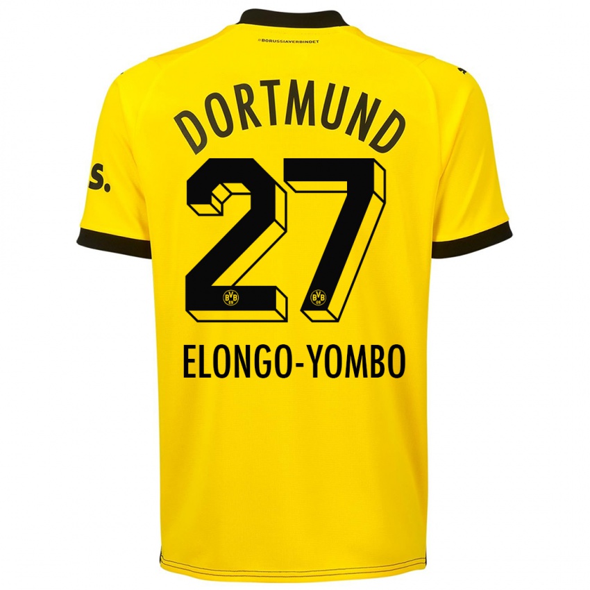 Kinderen Rodney Elongo-Yombo #27 Geel Thuisshirt Thuistenue 2023/24 T-Shirt