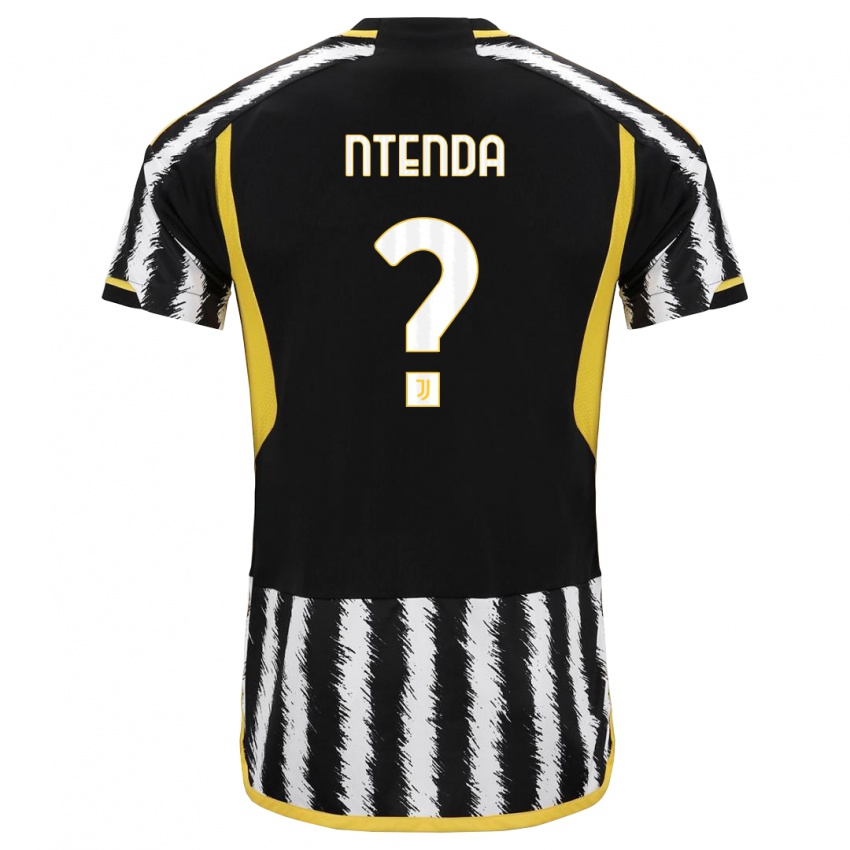 Kinderen Jean-Claude Ntenda #0 Zwart Wit Thuisshirt Thuistenue 2023/24 T-Shirt