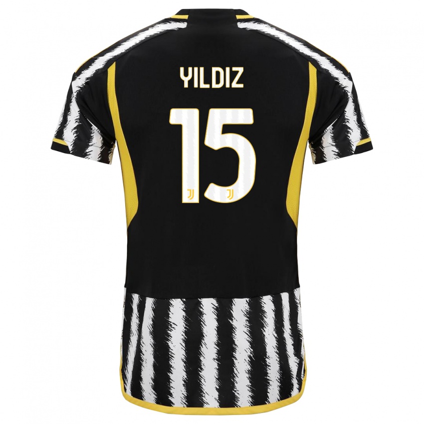 Kinderen Kenan Yildiz #0 Zwart Wit Thuisshirt Thuistenue 2023/24 T-Shirt