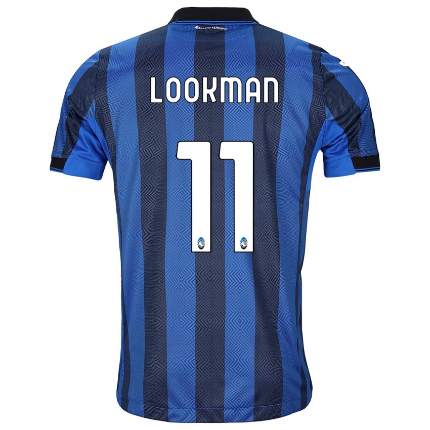 Kinderen Ademola Lookman #11 Zwart Blauw Thuisshirt Thuistenue 2023/24 T-Shirt