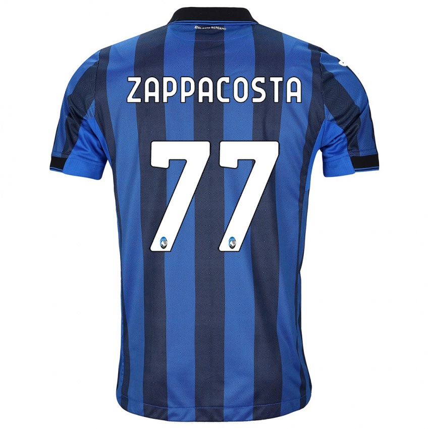 Kinderen Davide Zappacosta #77 Zwart Blauw Thuisshirt Thuistenue 2023/24 T-Shirt