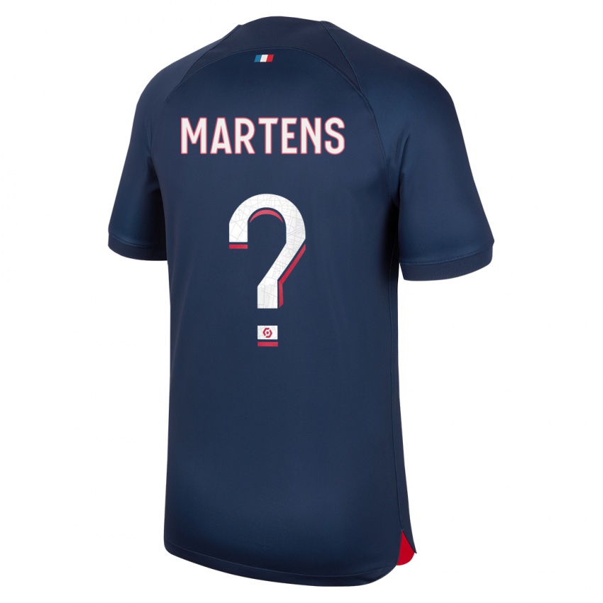 Kinderen Lieke Martens #0 Blauw Rood Thuisshirt Thuistenue 2023/24 T-Shirt