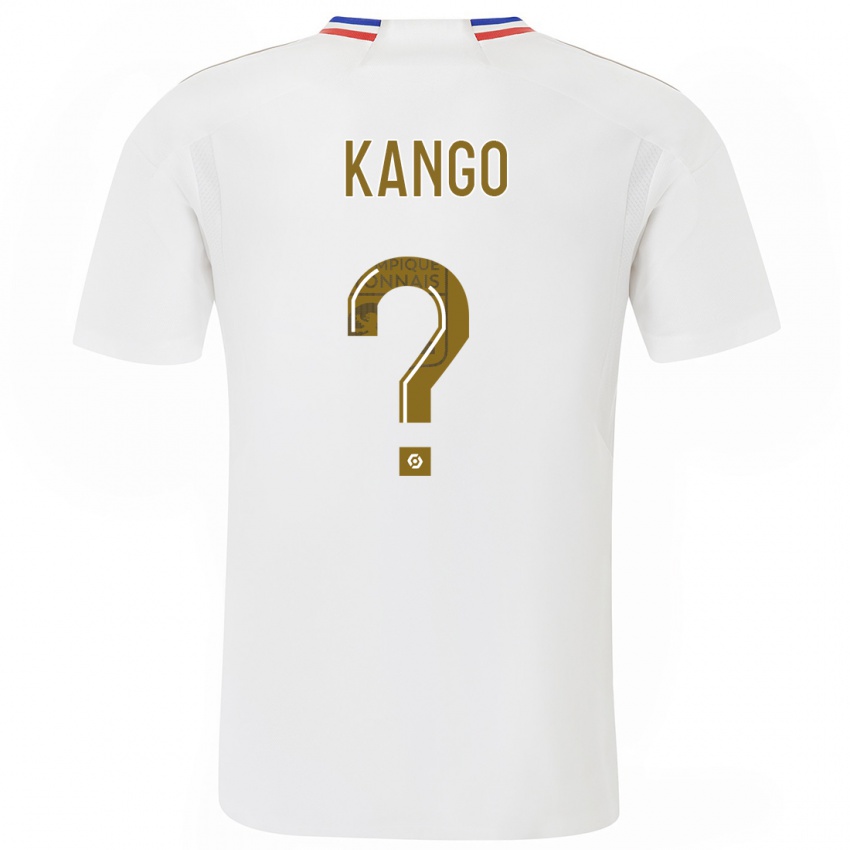 Kinderen Steeve Kango #0 Wit Thuisshirt Thuistenue 2023/24 T-Shirt