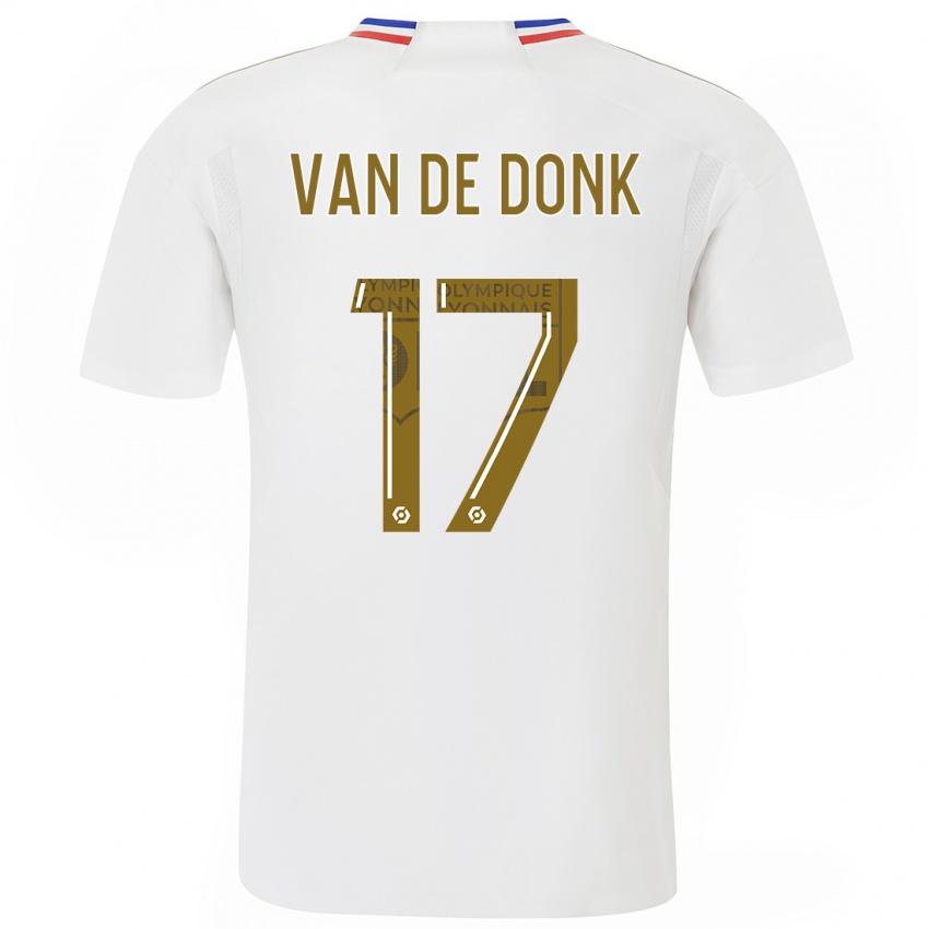 Kinderen Danielle Van De Donk #17 Wit Thuisshirt Thuistenue 2023/24 T-Shirt