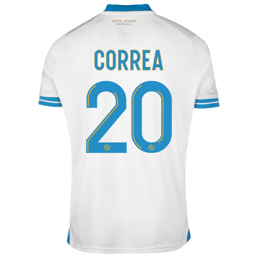 Kinderen Joaquin Correa #20 Wit Thuisshirt Thuistenue 2023/24 T-Shirt