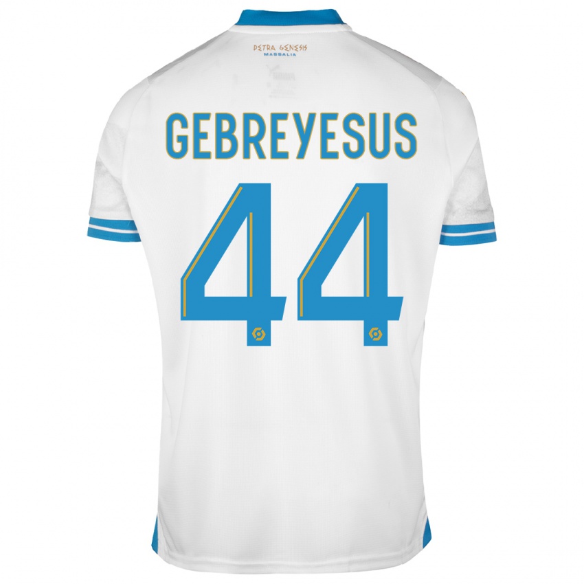 Kinderen Esey Gebreyesus #44 Wit Thuisshirt Thuistenue 2023/24 T-Shirt