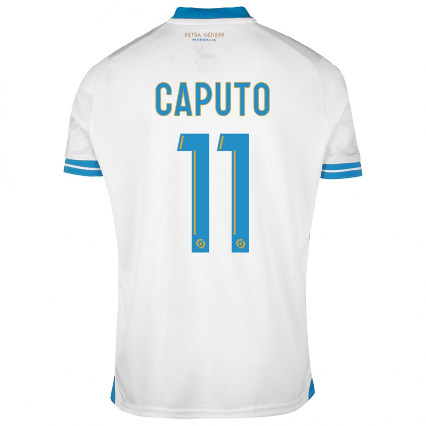 Kinderen Cindy Caputo #11 Wit Thuisshirt Thuistenue 2023/24 T-Shirt