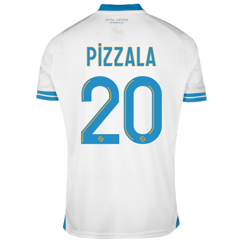 Kinderen Caroline Pizzala #20 Wit Thuisshirt Thuistenue 2023/24 T-Shirt