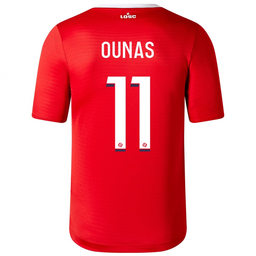 Kinderen Adam Ounas #11 Rood Thuisshirt Thuistenue 2023/24 T-Shirt