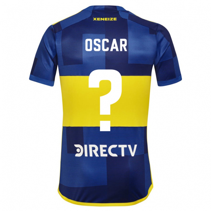 Kinderen Oscar Romero #0 Donkerblauw Geel Thuisshirt Thuistenue 2023/24 T-Shirt