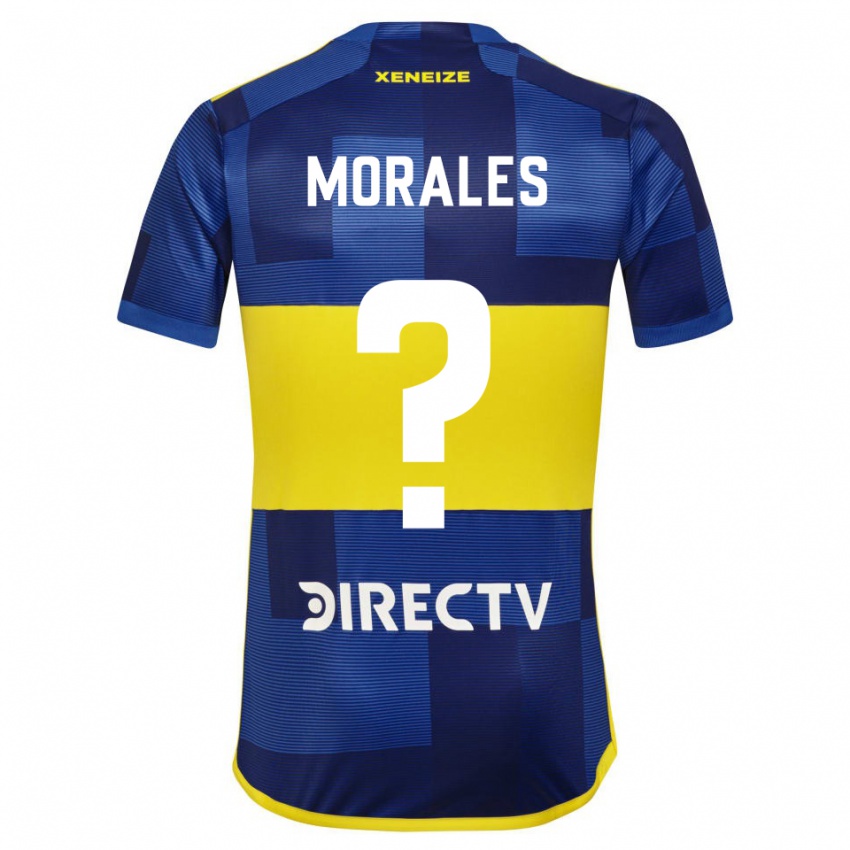 Kinderen Gonzalo Morales #0 Donkerblauw Geel Thuisshirt Thuistenue 2023/24 T-Shirt