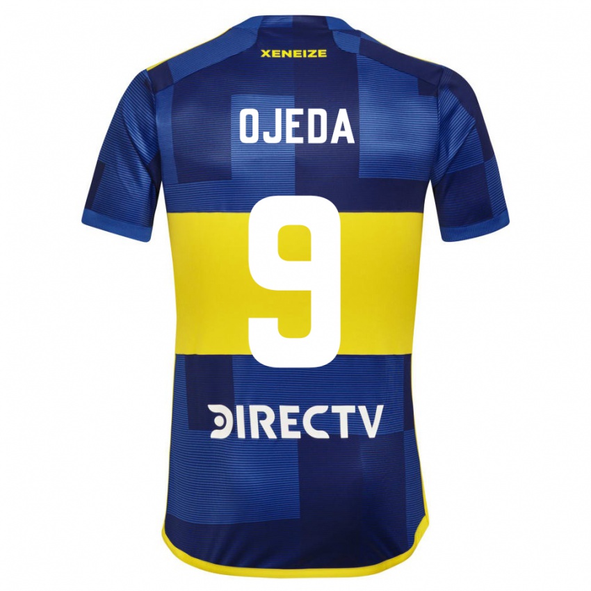 Kinderen Andrea Ojeda #9 Donkerblauw Geel Thuisshirt Thuistenue 2023/24 T-Shirt