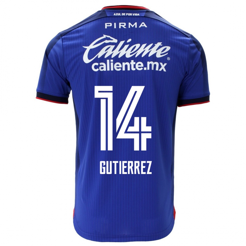 Kinderen Alexis Gutierrez #14 Blauw Thuisshirt Thuistenue 2023/24 T-Shirt