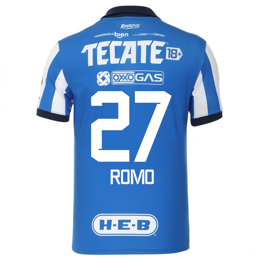 Kinderen Luis Romo #27 Blauw Wit Thuisshirt Thuistenue 2023/24 T-Shirt