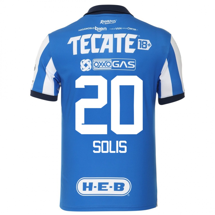 Kinderen Daniela Solis #20 Blauw Wit Thuisshirt Thuistenue 2023/24 T-Shirt