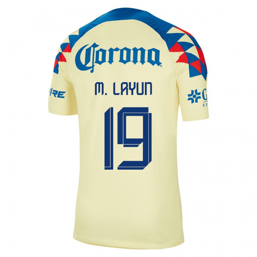 Kinderen Miguel Layun #19 Geel Thuisshirt Thuistenue 2023/24 T-Shirt