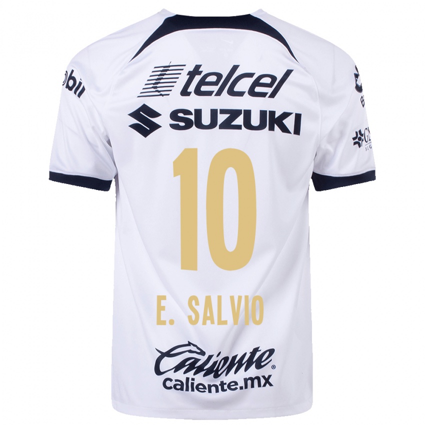 Kinderen Eduardo Salvio #10 Wit Thuisshirt Thuistenue 2023/24 T-Shirt