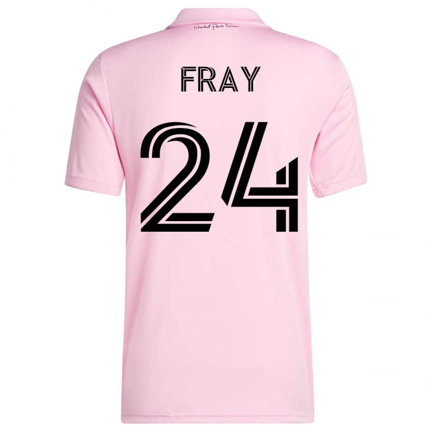 Kinderen Ian Fray #24 Roze Thuisshirt Thuistenue 2023/24 T-Shirt