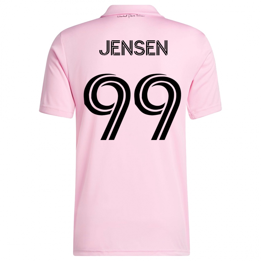 Kinderen Cole Jensen #99 Roze Thuisshirt Thuistenue 2023/24 T-Shirt