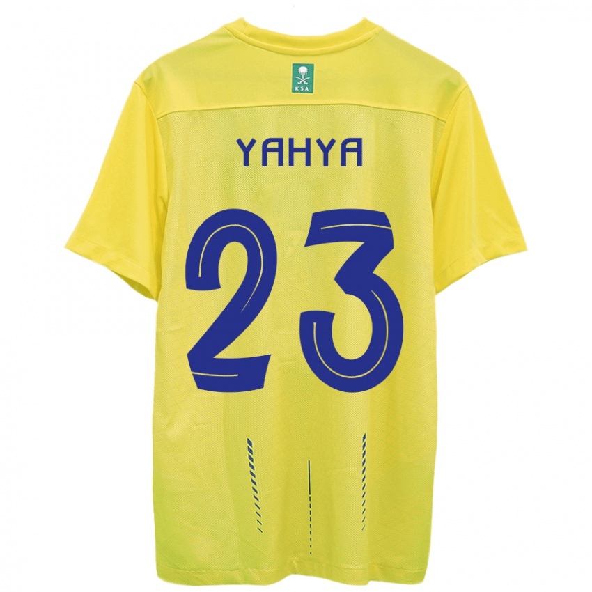 Kinderen Ayman Yahya #23 Geel Thuisshirt Thuistenue 2023/24 T-Shirt