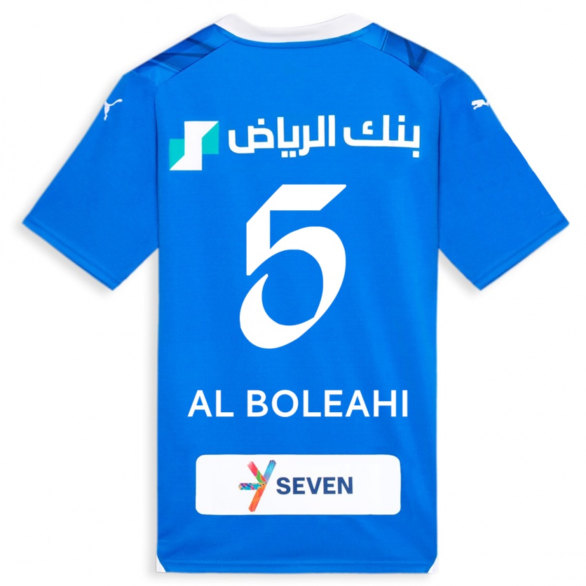 Kinderen Ali Al-Boleahi #5 Blauw Thuisshirt Thuistenue 2023/24 T-Shirt