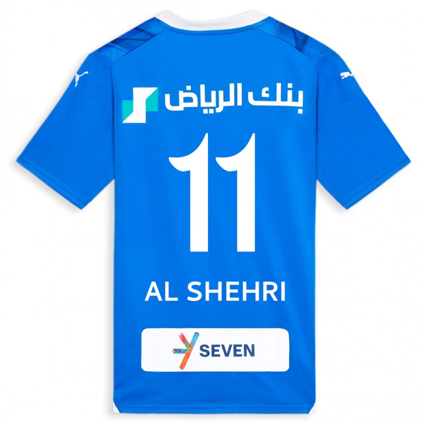 Kinderen Saleh Al-Shehri #11 Blauw Thuisshirt Thuistenue 2023/24 T-Shirt