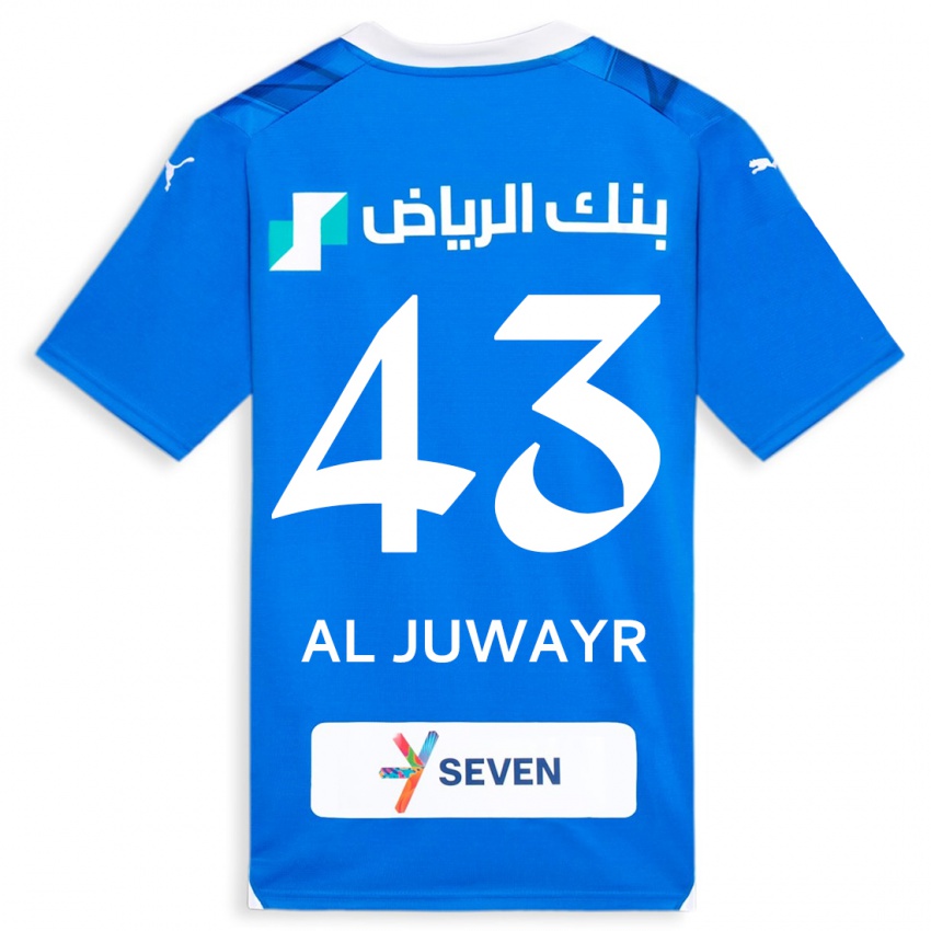 Kinderen Musab Al-Juwayr #43 Blauw Thuisshirt Thuistenue 2023/24 T-Shirt