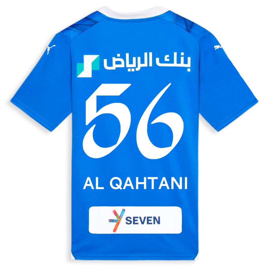 Kinderen Mohammed Al-Qahtani #56 Blauw Thuisshirt Thuistenue 2023/24 T-Shirt