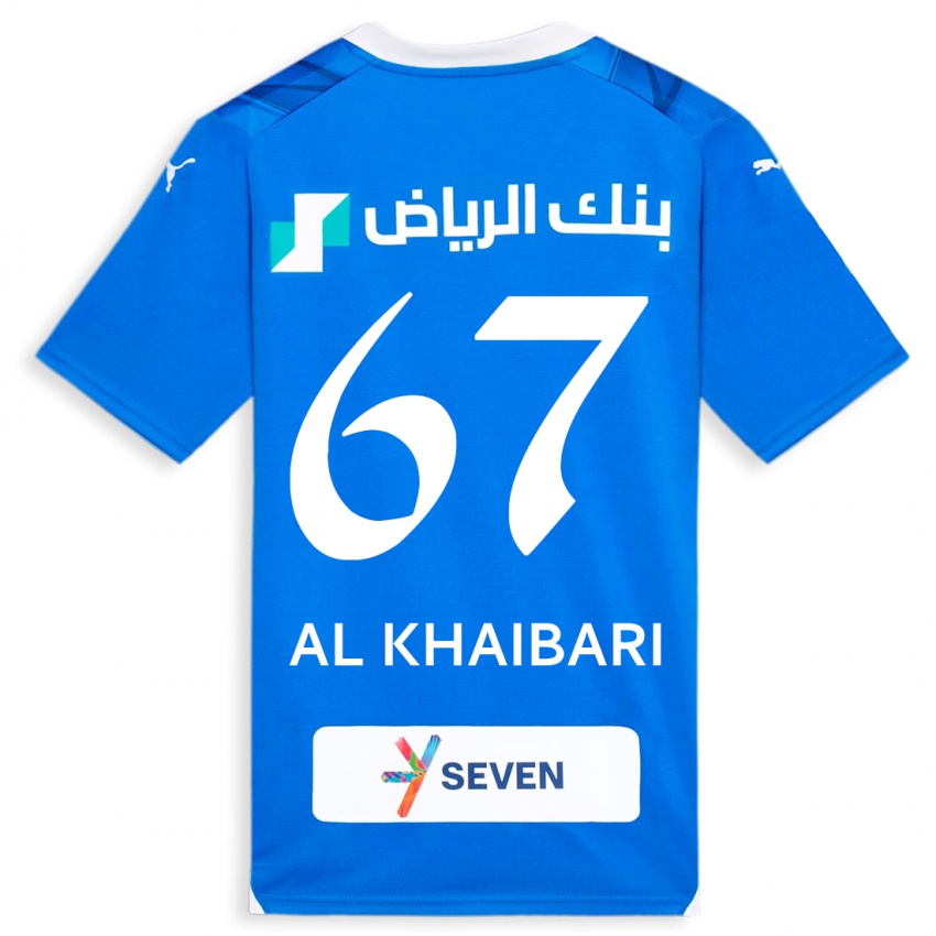 Kinderen Mohammed Al-Khaibari #67 Blauw Thuisshirt Thuistenue 2023/24 T-Shirt