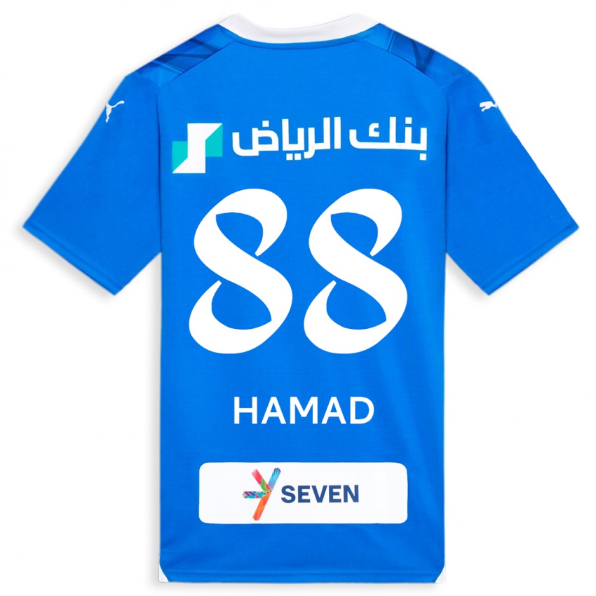 Kinderen Hamad Al-Yami #88 Blauw Thuisshirt Thuistenue 2023/24 T-Shirt