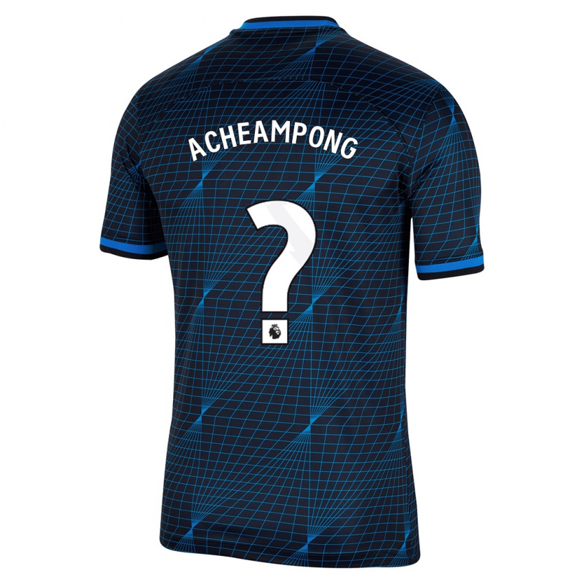 Kinderen Josh Acheampong #0 Donkerblauw Uitshirt Uittenue 2023/24 T-Shirt