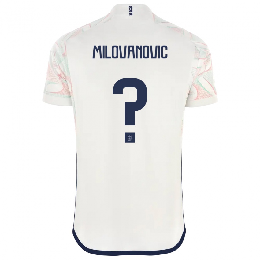 Kinderen Mateja Milovanovic #0 Wit Uitshirt Uittenue 2023/24 T-Shirt