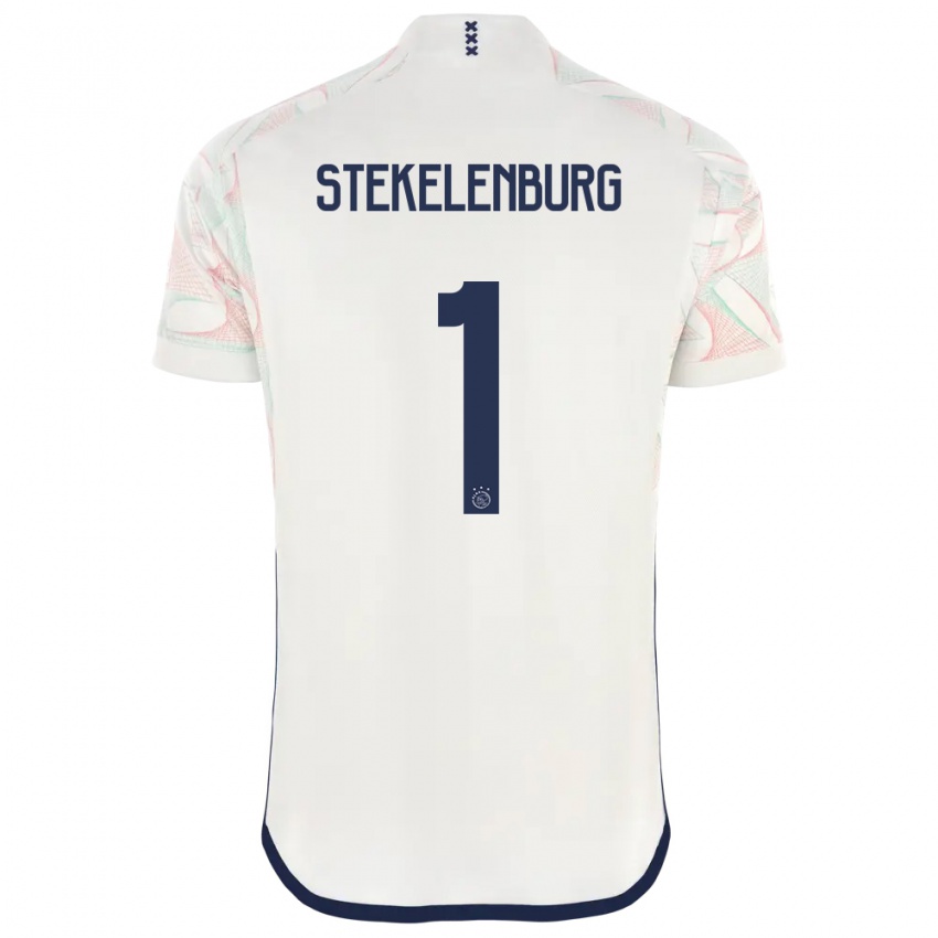 Kinderen Maarten Stekelenburg #1 Wit Uitshirt Uittenue 2023/24 T-Shirt