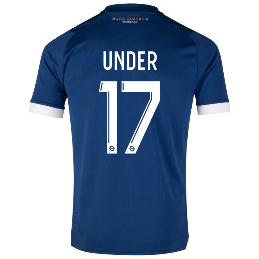 Kinderen Cengiz Under #17 Donkerblauw Uitshirt Uittenue 2023/24 T-Shirt