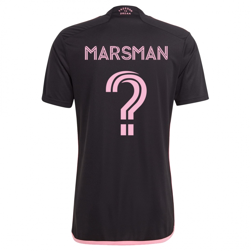 Kinderen Nick Marsman #0 Zwart Uitshirt Uittenue 2023/24 T-Shirt