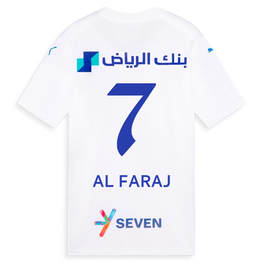 Kinderen Salman Al-Faraj #7 Wit Uitshirt Uittenue 2023/24 T-Shirt