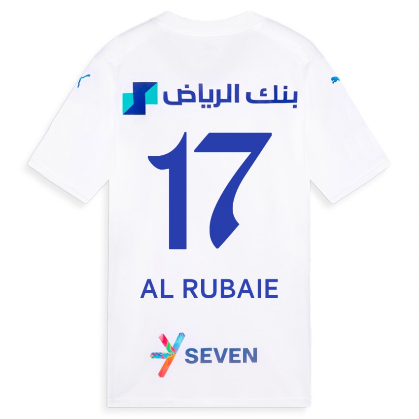 Kinderen Mohammed Al-Rubaie #17 Wit Uitshirt Uittenue 2023/24 T-Shirt