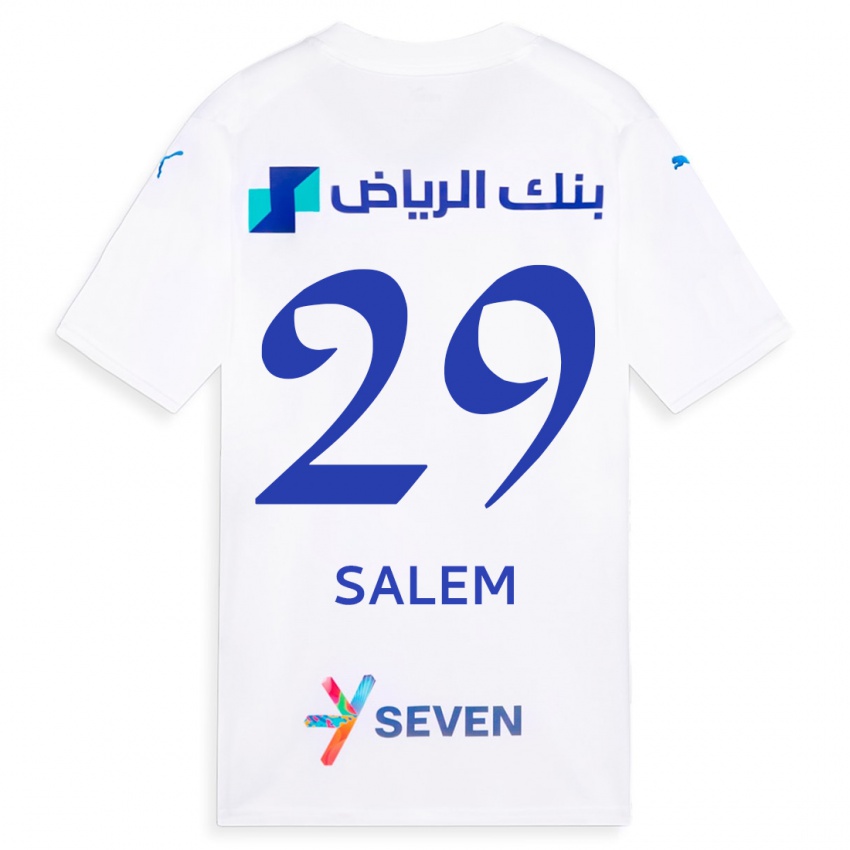 Kinderen Salem Al-Dawsari #29 Wit Uitshirt Uittenue 2023/24 T-Shirt