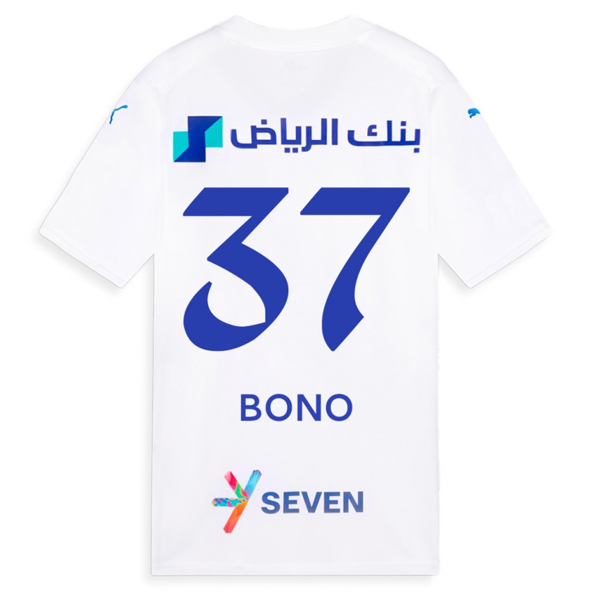 Kinderen Bono #37 Wit Uitshirt Uittenue 2023/24 T-Shirt