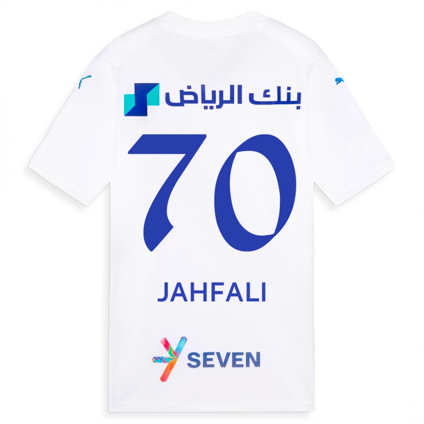 Kinderen Mohammed Jahfali #70 Wit Uitshirt Uittenue 2023/24 T-Shirt