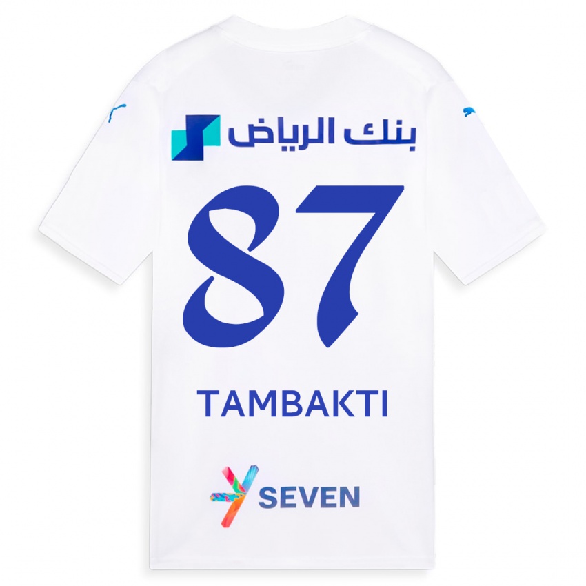 Kinderen Hassan Tambakti #87 Wit Uitshirt Uittenue 2023/24 T-Shirt