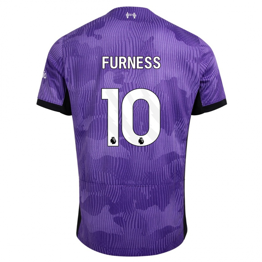 Kinderen Rachel Furness #10 Paars Thuisshirt Derde Tenue 2023/24 T-Shirt