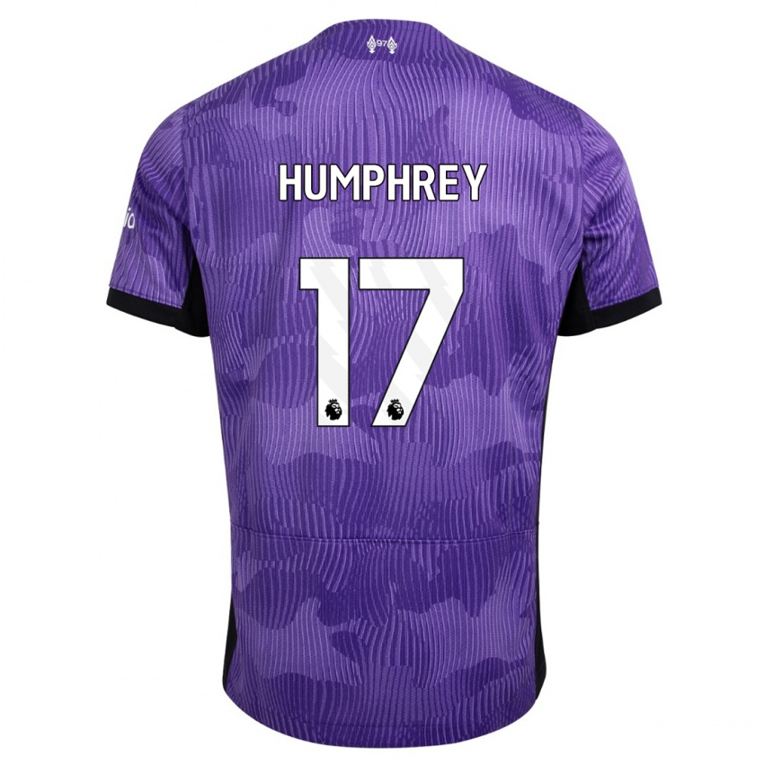 Kinderen Carla Humphrey #17 Paars Thuisshirt Derde Tenue 2023/24 T-Shirt