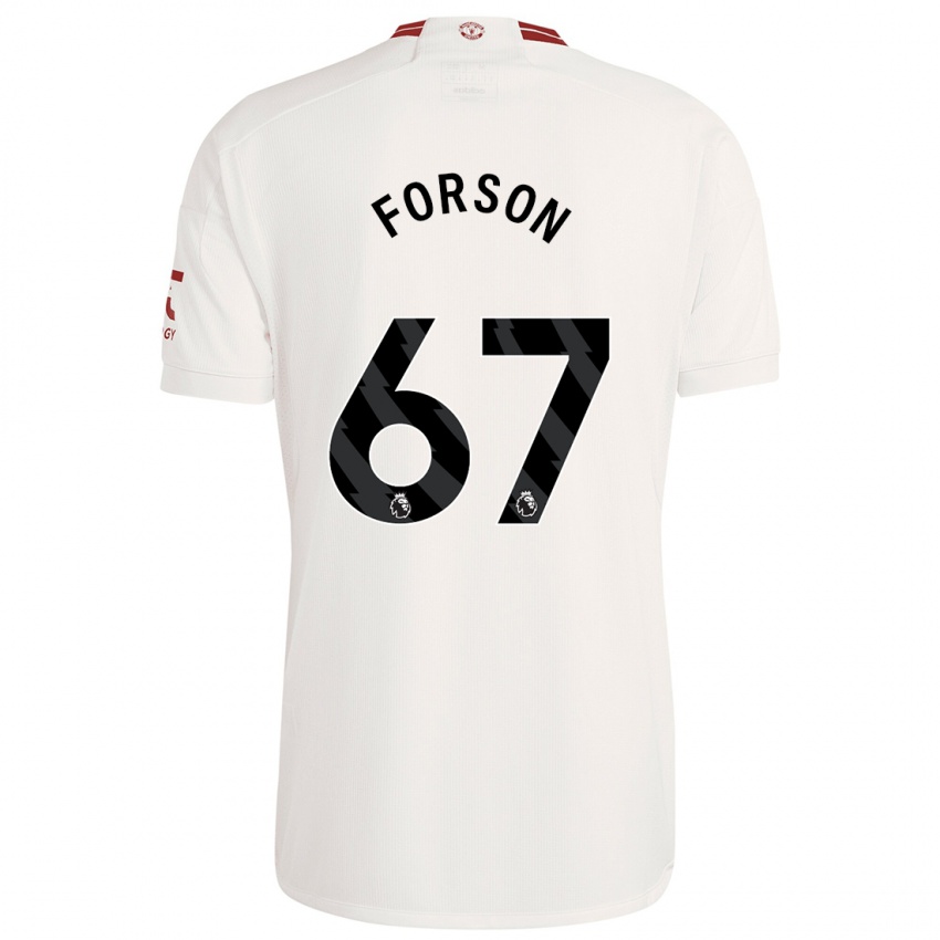 Kinderen Omari Forson #67 Wit Thuisshirt Derde Tenue 2023/24 T-Shirt