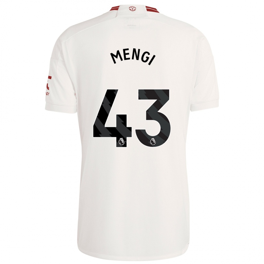 Kinderen Teden Mengi #43 Wit Thuisshirt Derde Tenue 2023/24 T-Shirt